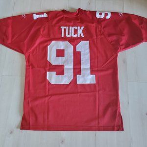 NFL Reebok Authentic Justin Tuck NY Giants Jersey